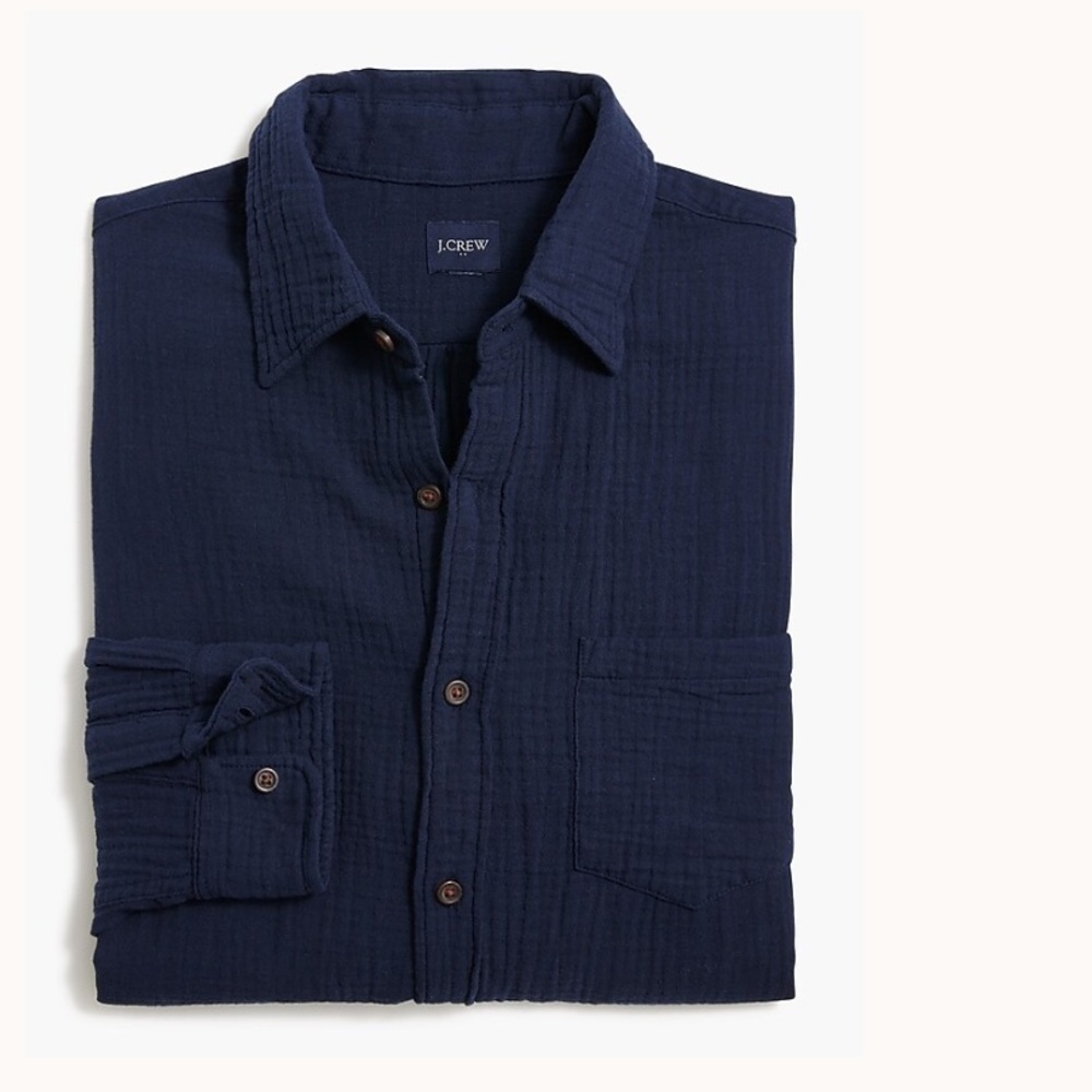 J crew Gauze button-up shirt